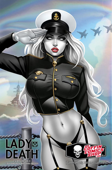 Lady Death: Enchantments #1 - Navy Birthday Holo-Foil Edition