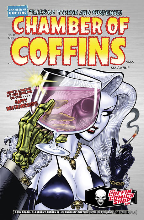 Lady Death: Blasphemy Anthem #1 - Chamber of Coffins Metallic Edition