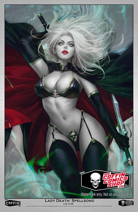 Lady Death: Spellsong 11x17" Metal Print