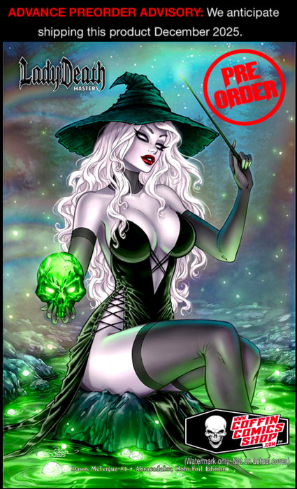 Lady Death: Masters - Dawn McTeigue #1 Abracadabra Holo-Foil Edition