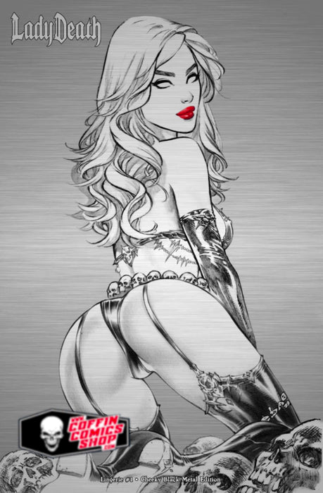 Lady Death: Lingerie #1 - Cheeky Black Metal Edition