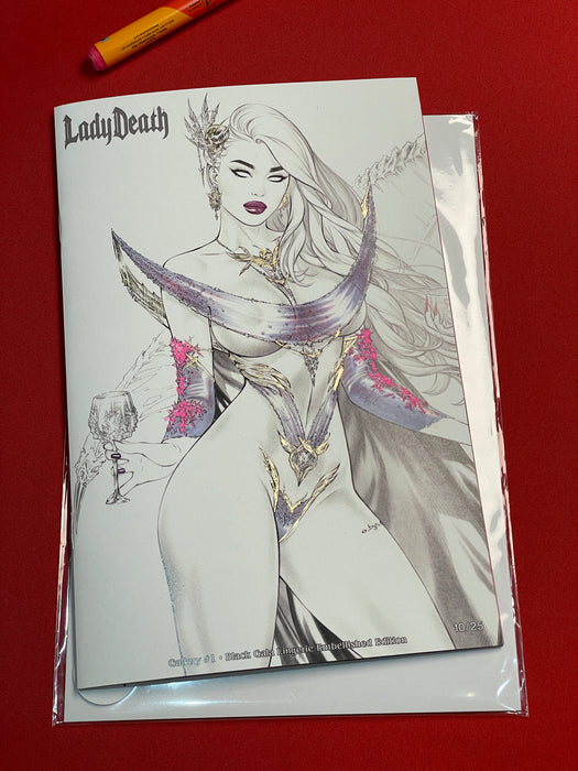 Lady Death: Gallery #1 - Black Gala Lingerie Embellished Edition