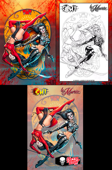 La Muerta: Nemesis#1 - La Muerta vs. Shi 3-Book Collector's Set