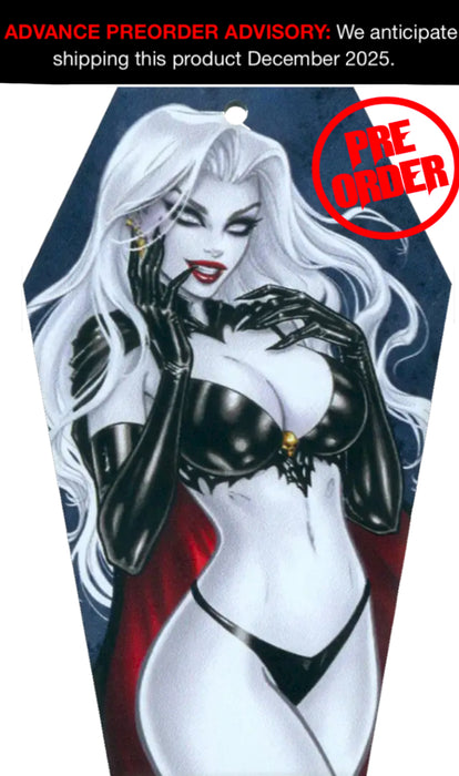 Lady Death 2025 Holiday Casket Ornament #1