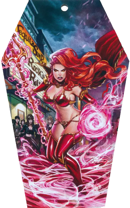 Lady Satanus 2025 Holiday Casket Ornament