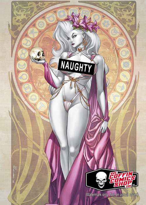 Lady Death: Richard Ortiz Naughty Swornfest 2026 Metallicard