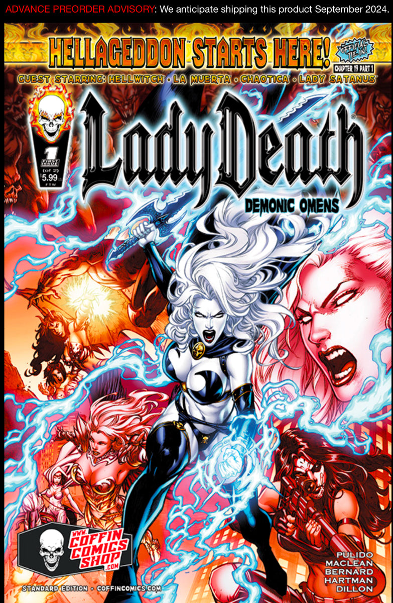 Lady Death: Demonic Omens #1 (of 2) - Comic Shop Standard Edition —  CoffinComicsShop.com