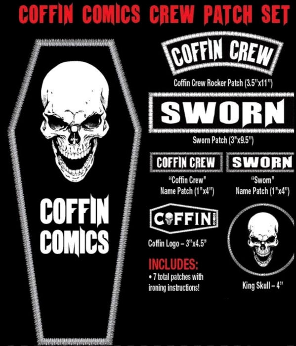 Coffin Comics: Coffin Crew Patch Set
