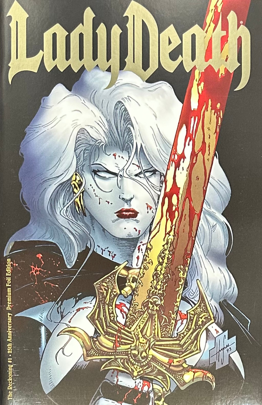 LADY　DEATH　アメコミ　トレカ Lady Death: The Reckoning #1 - 25th Anniversary Gold Foil Edition