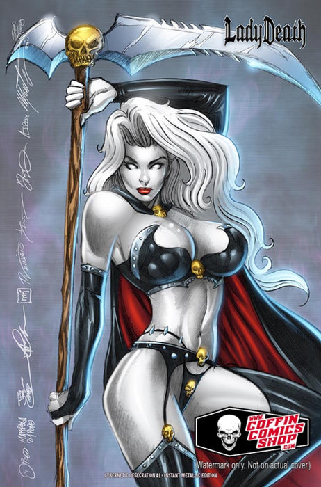 Lady Death: Cybernetic Desecration #1 - Swornfest 2024 Instant Metallic Edition