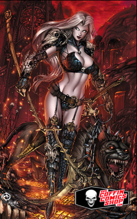 Lady Death: Chaos Rules Inferno 11x17" Print