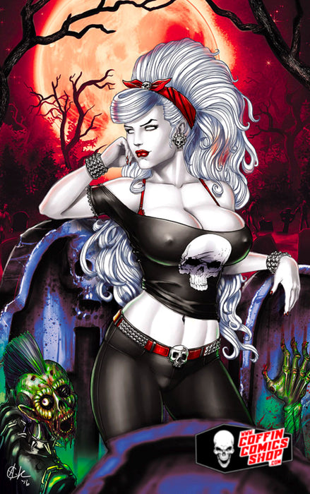 Lady Death: Leatherette 11x17" Print