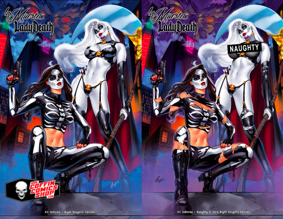 La Muerta / Lady Death: Inferno #1 - Night Vengers 2-book Set