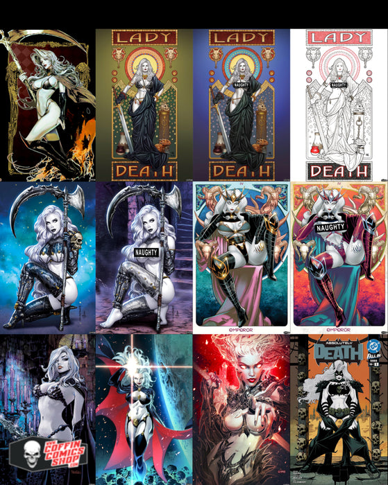 Lady Death: Comic-Con International 2026 11x17" Print Set
