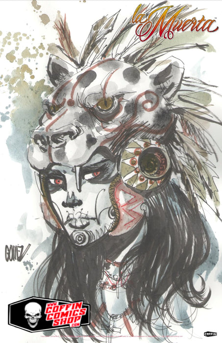 La Muerta: Lioness Art 11x17" Print