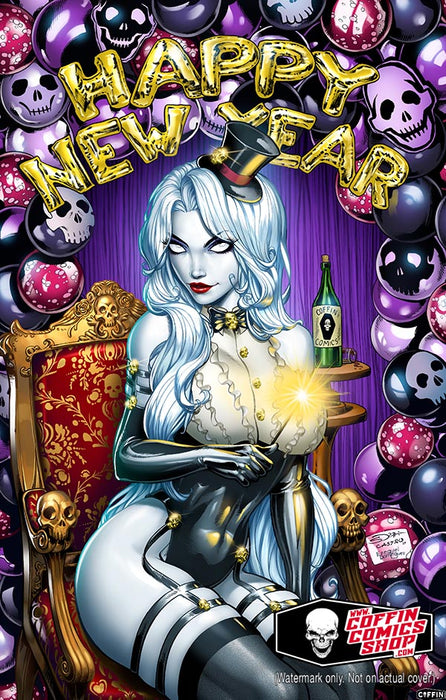 Lady Death: Champagne 11x17" Print