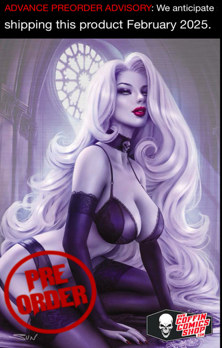 Lady Death: Black Lace 2025 Metallicard