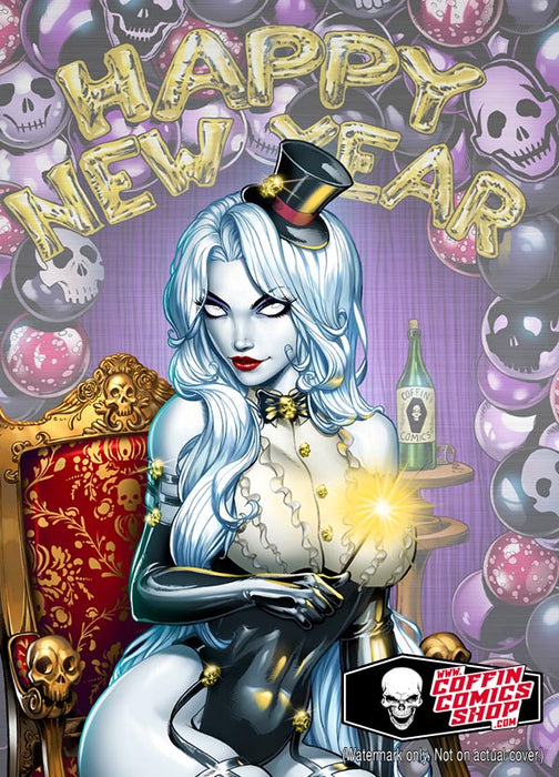 Lady Death: Champagne Metallicard