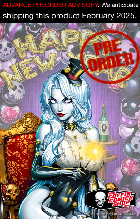 Lady Death: Champagne Metallicard