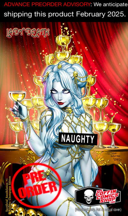 Lady Death: Sacrificial Annihilation #1 - Naughty Champagne Edition