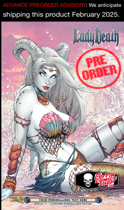 Lady Death: Zodiac #1 - Capricorn Personalized Edition