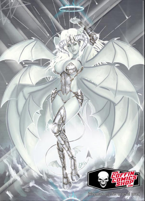 Lady Death: Fallen Angel Metallicard