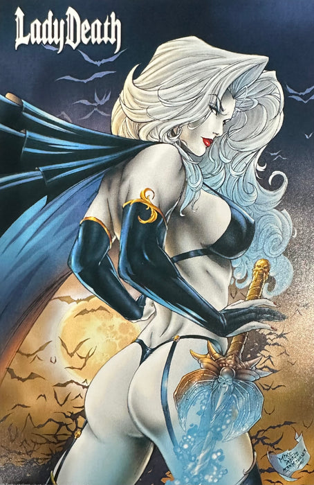 Lady Death: Risque Azure 4x6" Mini Print (Warehouse Finds 9/25)