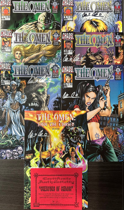 The Omen 7-book Set w/COAs (Warehouse Finds 9/18)