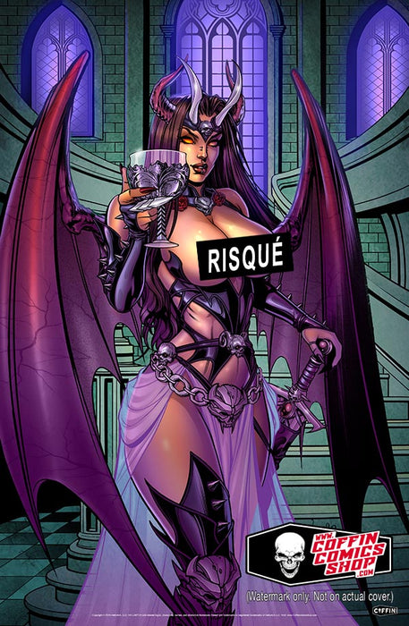 Hellwitch: Risque Dark Masquerade 11x17" Print