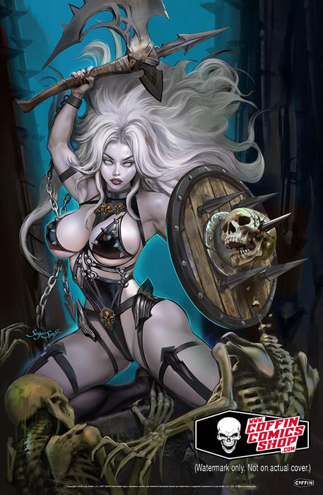Lady Death: Savagery Armored 11x17" Print