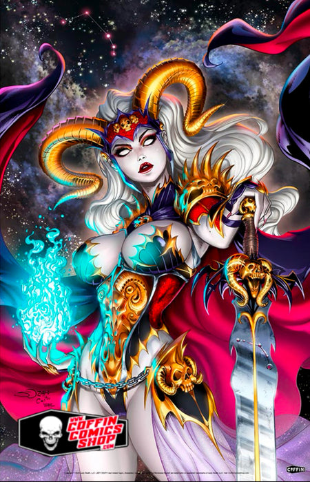 Lady Death: Aries 2025 11x17" Print