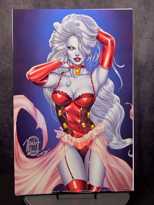 Lady Death: Choker 11x17" Print - Mega Jeweled Print!
