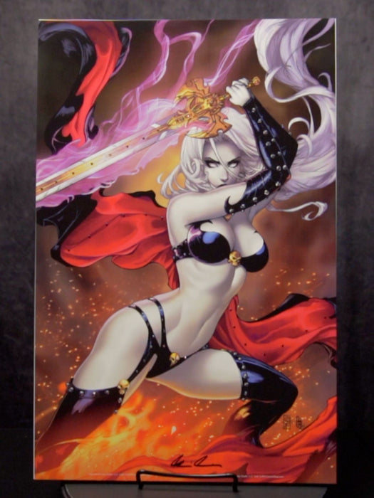 Lady Death: Defiant 11x17" Print - Mega Jeweled Print!