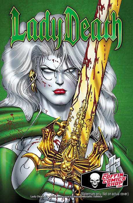 Lady Death #1 - 30th Anniversary Emerald Metallic Edition (Catacomb 12/19)