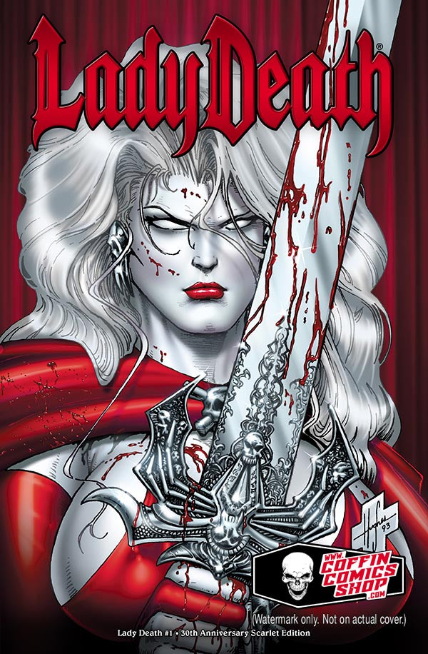 LADY　DEATH　アメコミ　トレカ Lady Death #1 - 30th Anniversary Scarlet Edition