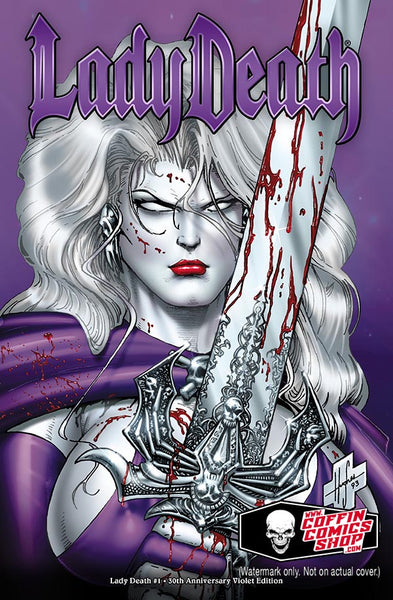 Lady Death #1 - 30th Anniversary Violet Edition — CoffinComicsShop.com