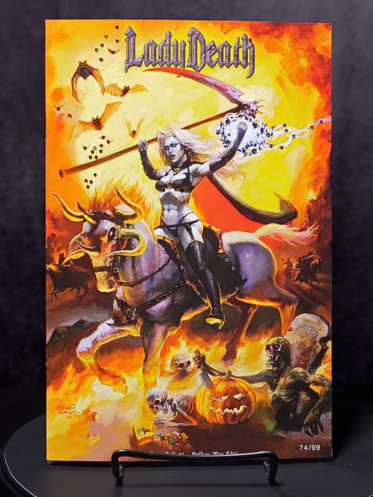 Lady Death: All Hallows Evil #1 - Hallow War Edition - Mega Jeweled Copy!