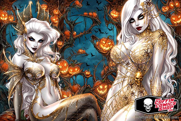 Lady Death / Empress Death: Black Gala Halloween 24x36" Poster
