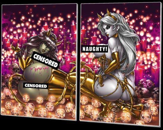 Lady Death vs Zombie Tramp - Jesse Wichmann Naughty 2-Book Set (Catacomb 8/20)