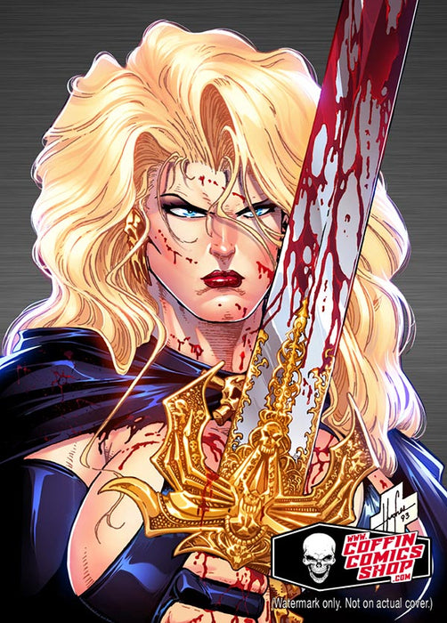 Lady Death: 30th Anniversary Alive Metallicard