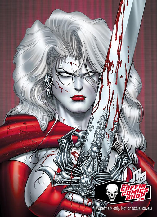 Lady Death: 30th Anniversary Scarlet Metallicard (Warehouse Finds 12/18)