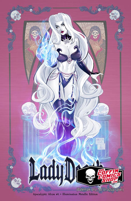 Lady Death: Apocalyptic Abyss #1 - Illumination Metallic Edition
