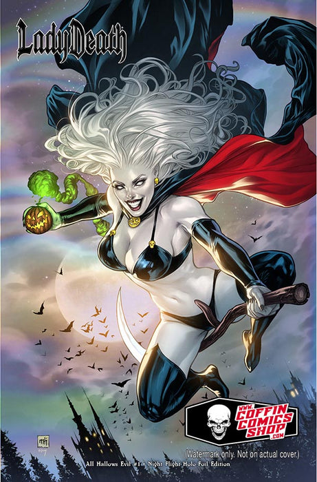 Lady Death: All Hallows Evil #1 - Night Flight Holo-Foil Edition (BP Edition!)