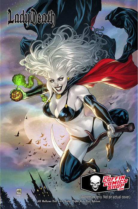 Lady Death: All Hallows Evil #1 - Night Flight Holo-Foil Edition