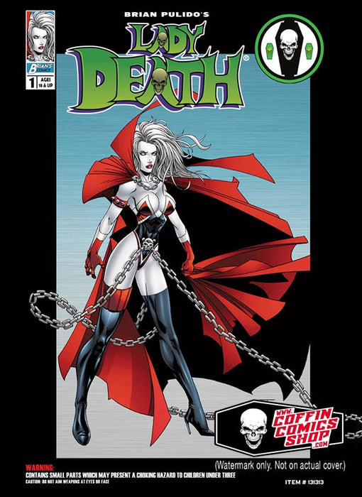 Lady Death: Actiony Figure Metallicard (BP Edition!) - Catacomb 1/22