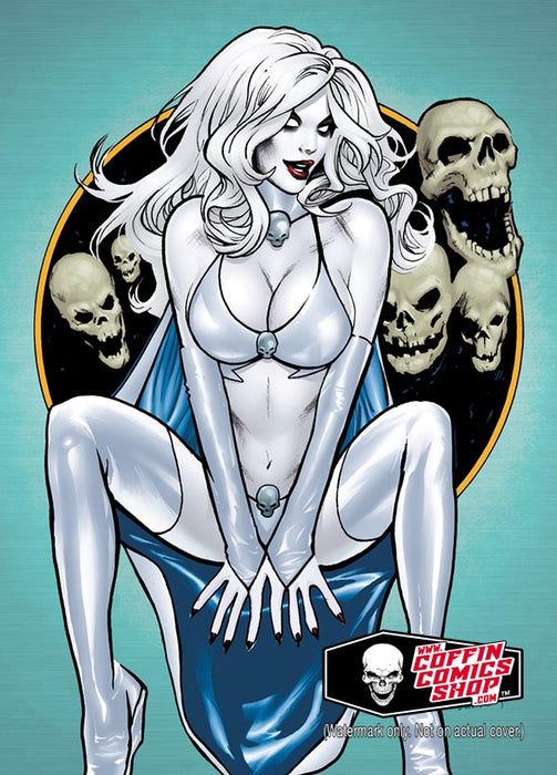Lady Death: Alabaster Deadly Delight Metallicard