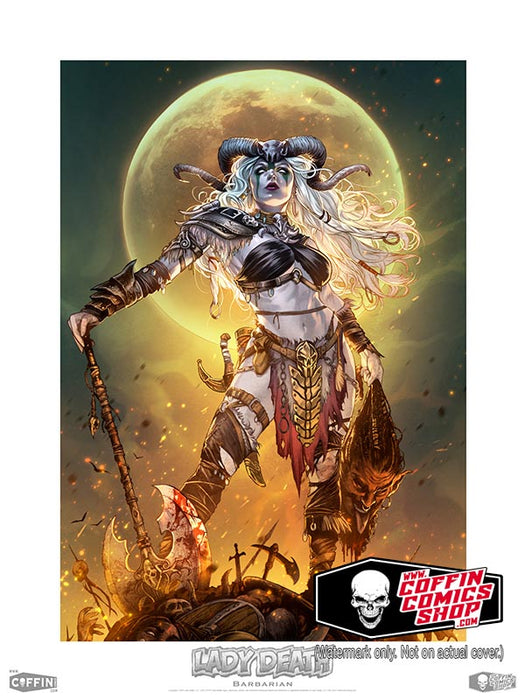 Lady Death: Barbarian 18x24" Fine Art Print - Unsigned