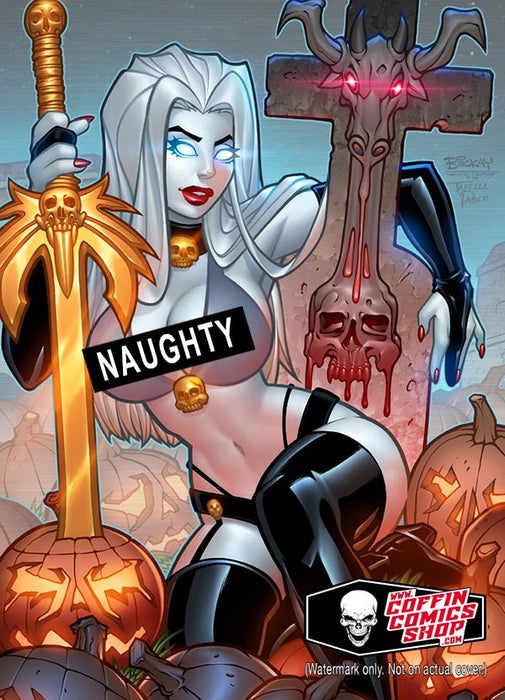 Lady Death: Bill McKay Naughty Metallicard (Mockup)