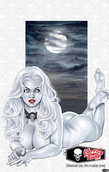 Lady Death: Birthday Suit 11x17" Print (BP Edition Print!) - Catacomb 12/18