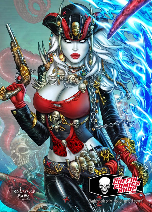 Lady Death: Buccaneer Metallicard